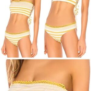 New Agua Bendita Georgina Top & Zoe Bottom in Sunny Spring NWT Size XL